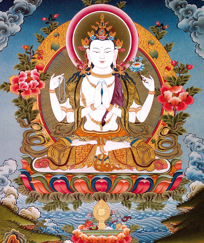 Čenrezig (skt. Avalokitešvara)